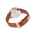 Vit roséguld tanfärgad klassisk damklocka - Snygg klassisk damklocka - Klassiska armbandsklockor för dam - Divinity Cortado - 3